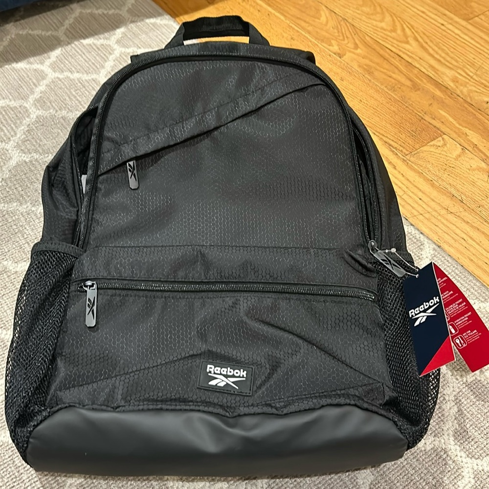 Reebok backpack new with tags